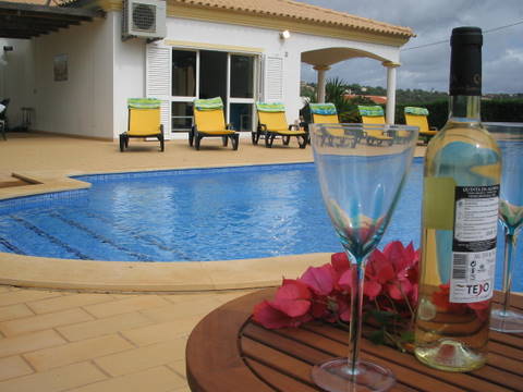 Pool View from a chair Pool View from a chair